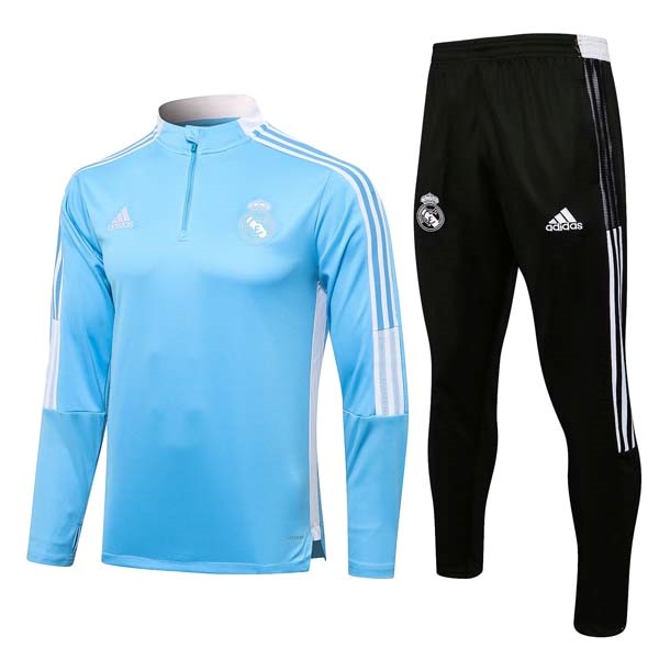 Sweatshirts Real Madrid 2022 Blau Schwarz Günstige Fußballtrikots